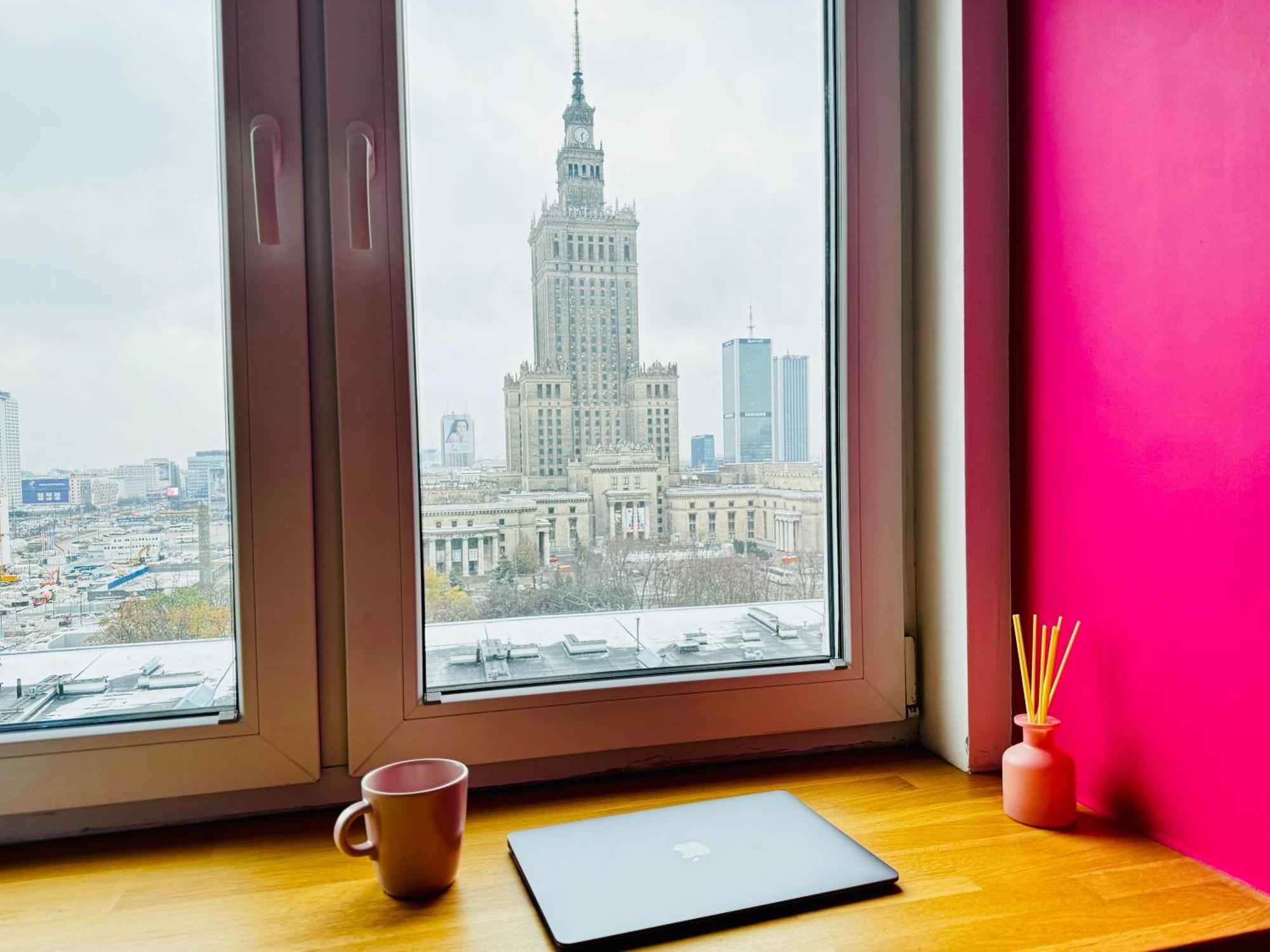 -- View City Center Pink -- Leilighet Warszawa Eksteriør bilde